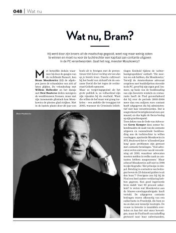 M Wat nu, Bram? - Nikki Sterkenburg