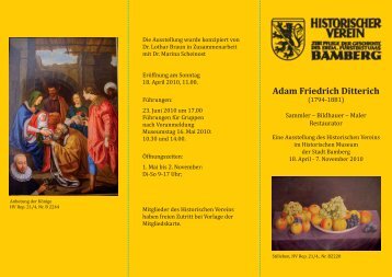 Adam Friedrich Ditterich - Museen der Stadt Bamberg