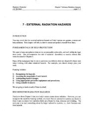 7 • EXTERNAL RADIATION HAZARDS - Canteach