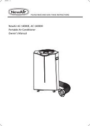 AC-14000 Owner's Manual - NewAir