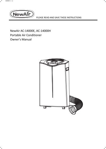 AC-14000 Owner's Manual - NewAir