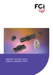 Minitek™ Active Latch Cable-To-Board Type 2 - FCI