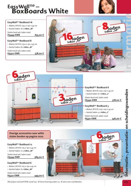 Informatie-, presentatie- & scheidingswanden - Conen GmbH & Co ...