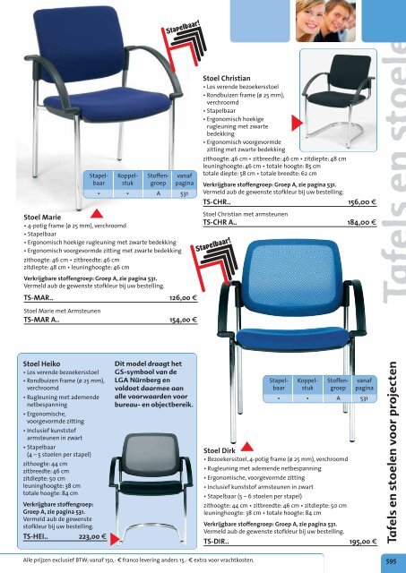 Tafels & stoelen voor openbare ruimtes - Conen GmbH & Co. KG