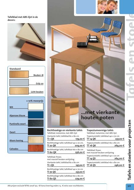 Tafels & stoelen voor openbare ruimtes - Conen GmbH & Co. KG