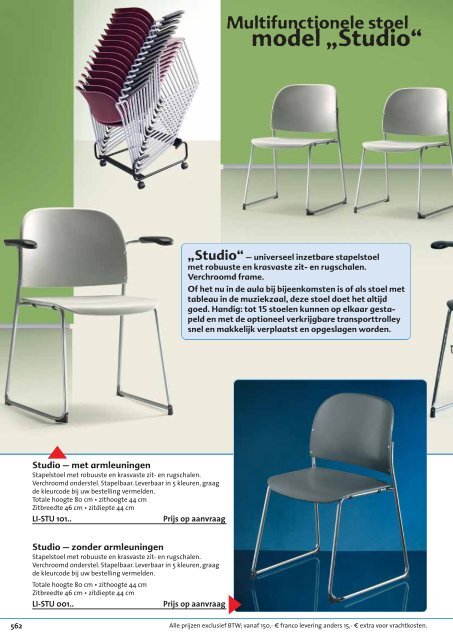 Tafels & stoelen voor openbare ruimtes - Conen GmbH & Co. KG