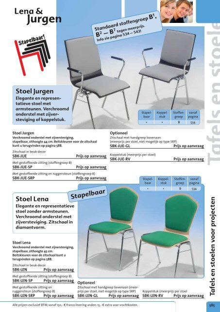 Tafels & stoelen voor openbare ruimtes - Conen GmbH & Co. KG