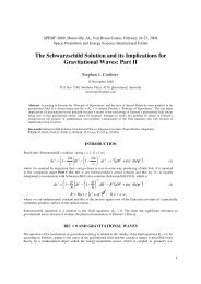 The Schwarzschild Solution and its Implications for Gravitational ...