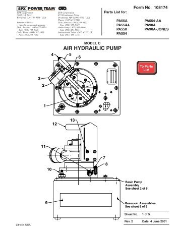 AIR HYDRAULIC PUMP - Power Team