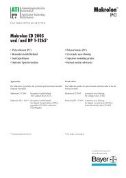 Makrolon CD 2005 und/and DP 1-1265