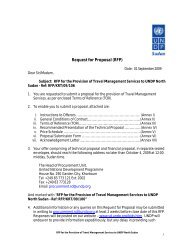 Request for Proposal (RFP) - UNDP Sudan Intranet - United Nations ...