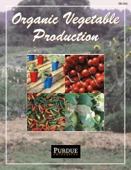 Organic Vegetable Production - Purdue Extension - Purdue University