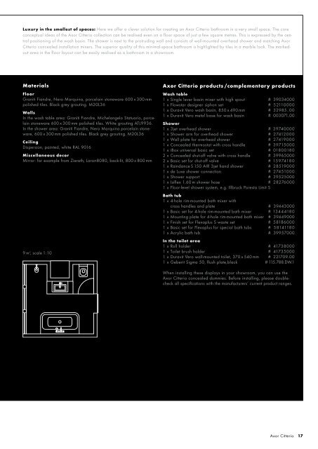 Axor Citterio brochure - Hansgrohe