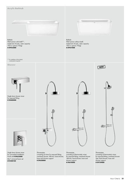 Axor Citterio brochure - Hansgrohe