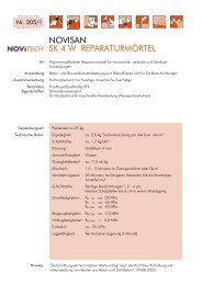 NOVISAN SK 4 W REPARATURMÖRTEL - Schretter & CIE