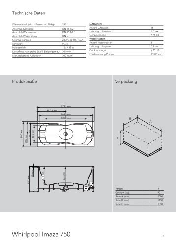 Whirlpool Imaza 750 - Hansgrohe