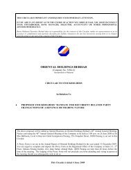 oriental assemblers sdn bhd
