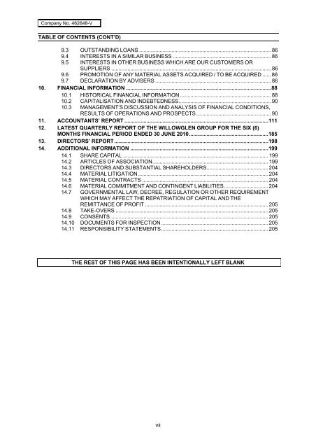 SCB Prospectus - Announcements - Bursa Malaysia