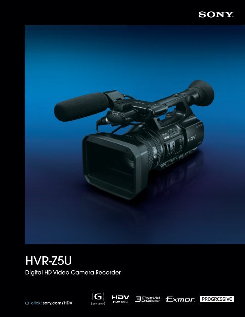 Sony HVR-Z5U Manual