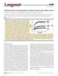 Multimerization and Aggregation of Native-State Insulin: Effect of Zinc