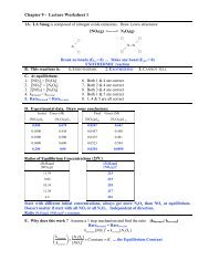 Chapter 9 - Lecture Worksheet 1