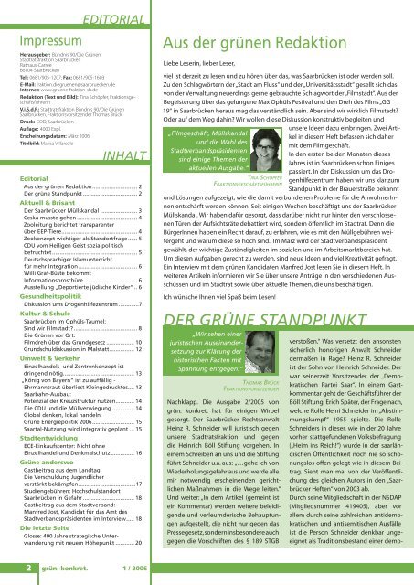 Download als PDF - Grüne Fraktion im Stadtrat Saarbrücken