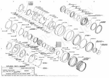 Olympus 28mm f2.0 Lens Exploded Parts Diagram - Lens-Club