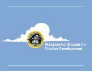 Alabama Continuum for Teacher Development - Alex