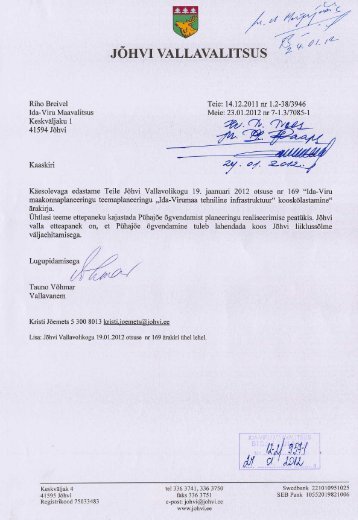 96 kooskõlastus Jõhvi vald ettepanek.pdf - Ida-Viru Maavalitsus