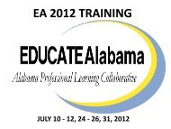 EA 2012 TRAINING - Alex