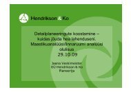 Detailplaneeringute koostamine – kuidas jõuda hea lahenduseni ...