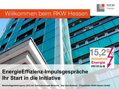 Das RKW - Initiative: minus 15,2%