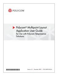 Telepresence Multipoint Layout User Guide - Polycom