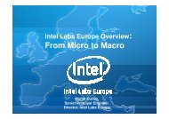 From Micro to Macro - Intel