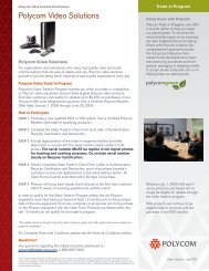 Polycom Video Solutions