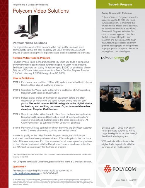 Polycom Video Solutions