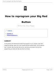 How to reprogram your Big Red Button