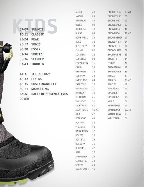 U.s.A. winter footweAr collection - Kamik