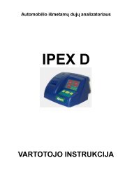 IPEX Duju analizatorius - Autotestas