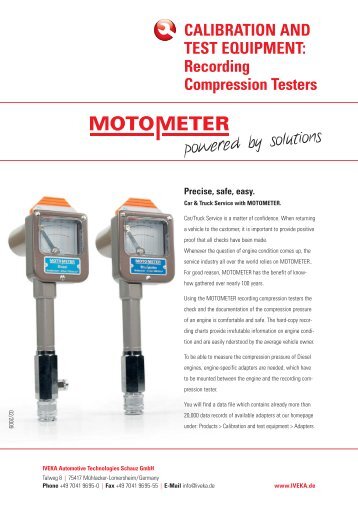 Recording Compression Testers