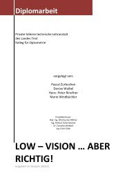 Low Vision…aber richtig - Private HTL des Landes Tirol - Kolleg für ...