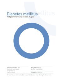 Diabetes mellitus - Private HTL des Landes Tirol - Kolleg für ...