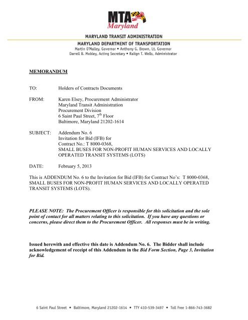 MEMORANDUM TO: Holders of Contracts Documents FROM: Karen ...