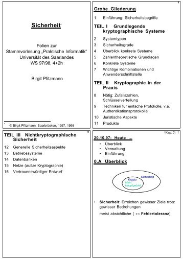 Sicherheit*