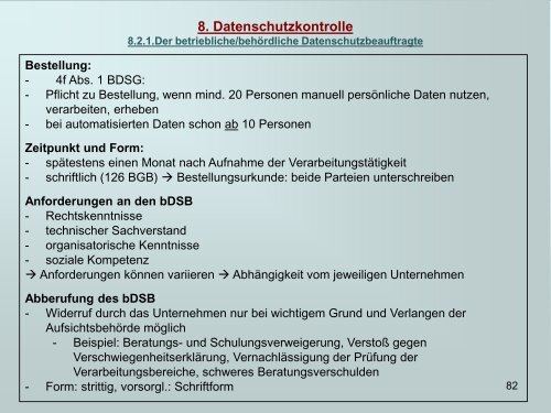 öffentlichen Stellen - Professur Datenschutz und Datensicherheit