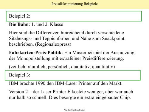 Privacy, Economics and Price Discrimination Ein Vortrag von ...