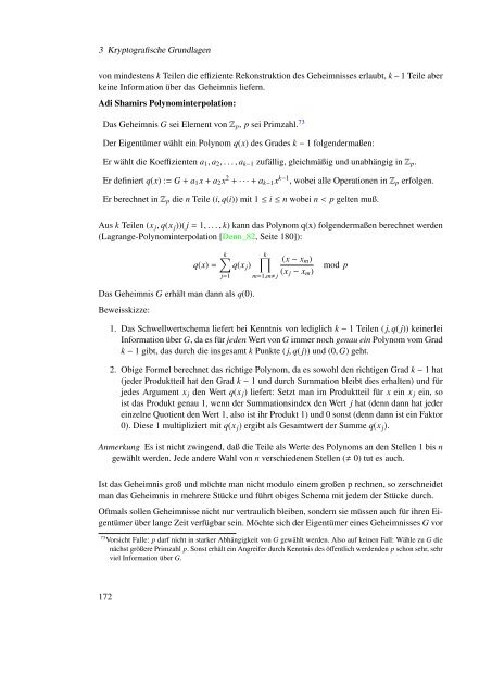 Sicherheit in Rechnernetzen - Professur Datenschutz und ...