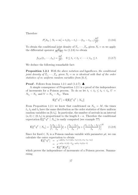 1 Continuous Time Processes - IPM