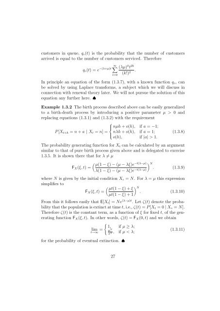 1 Continuous Time Processes - IPM