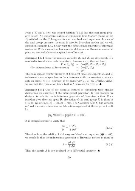 1 Continuous Time Processes - IPM